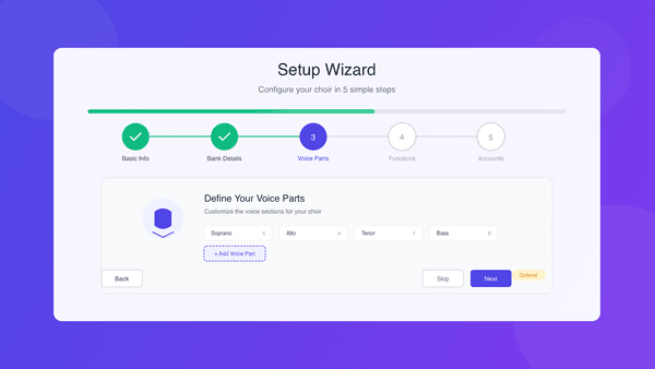 The New Setup Wizard: Configure Your Choir Perfectly in 5 Steps