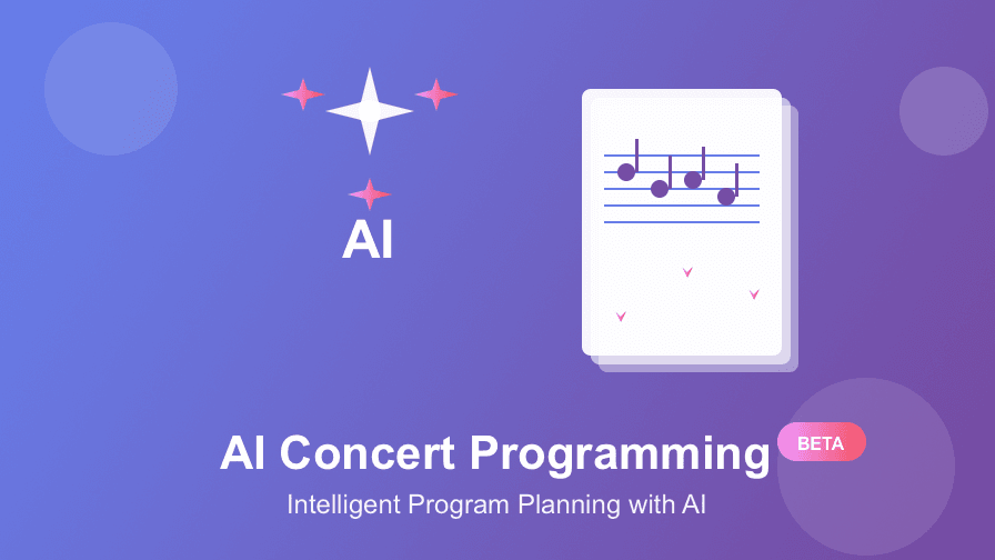 AI Concert Programming – Intelligent Program Planning for Perfect Concerts