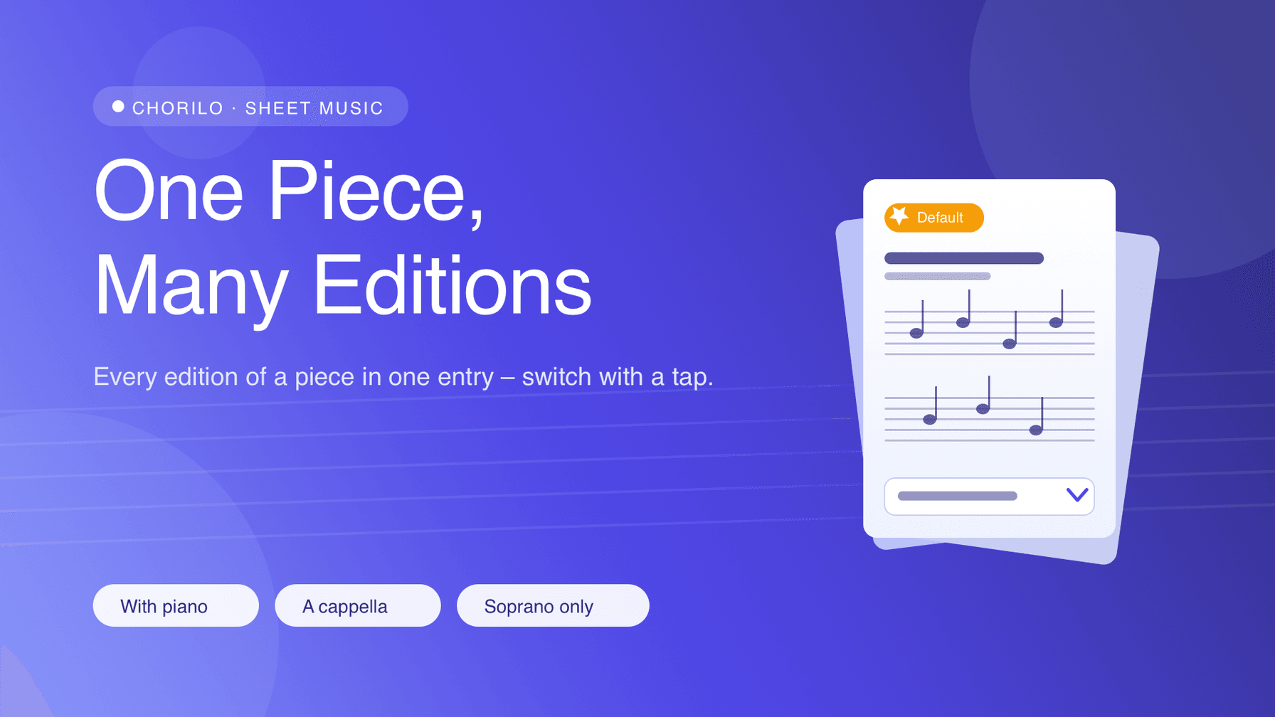 Sheet Music Versions: One Piece, Many Editions